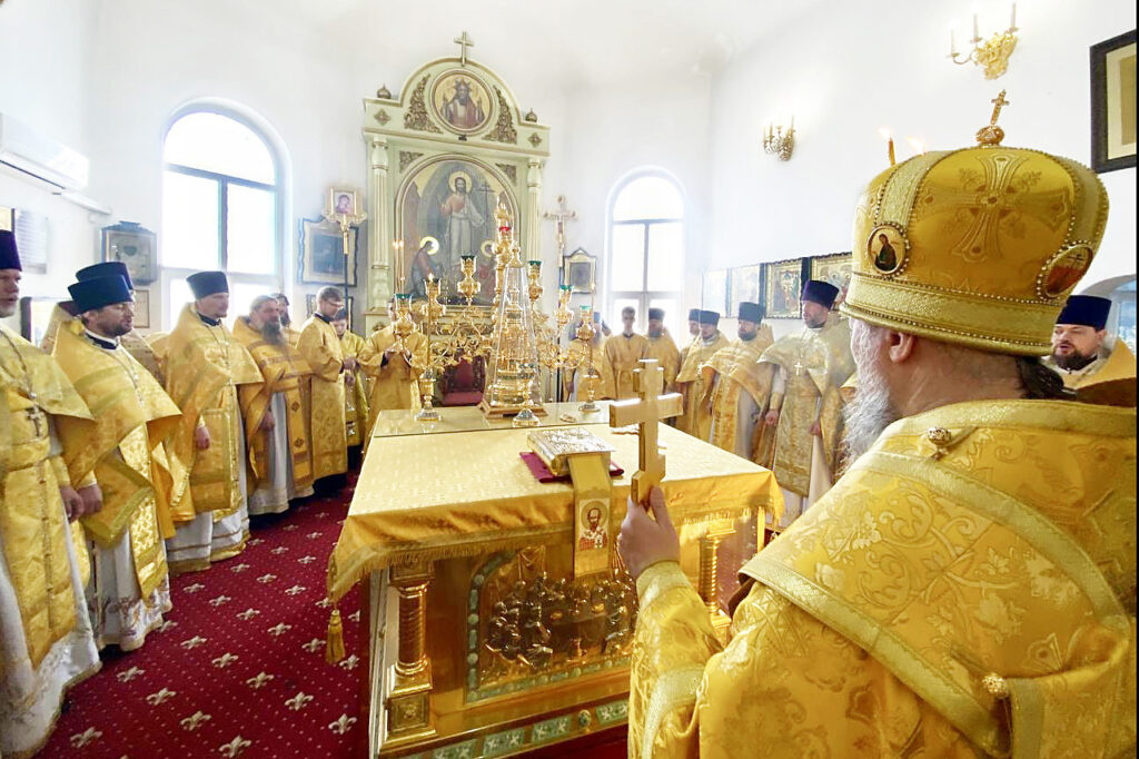 Божественная литургия в день юбилея епископа Армавирского и Лабинского